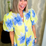 Hattie Lime Short Sleeve Dress