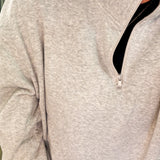 Camilla Grey Quarter Zip Pullover