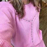 Lacey Waffle Lounge Set