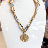 SCARF CHARM NECKLACES