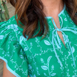 EMERALD CITY V NECK DRESS