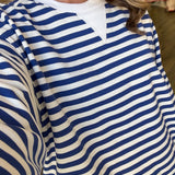 Tiffany Blue Striped Sweatshirt