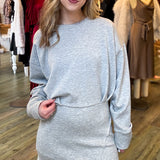 Ava Asymmetric Scuba Dress