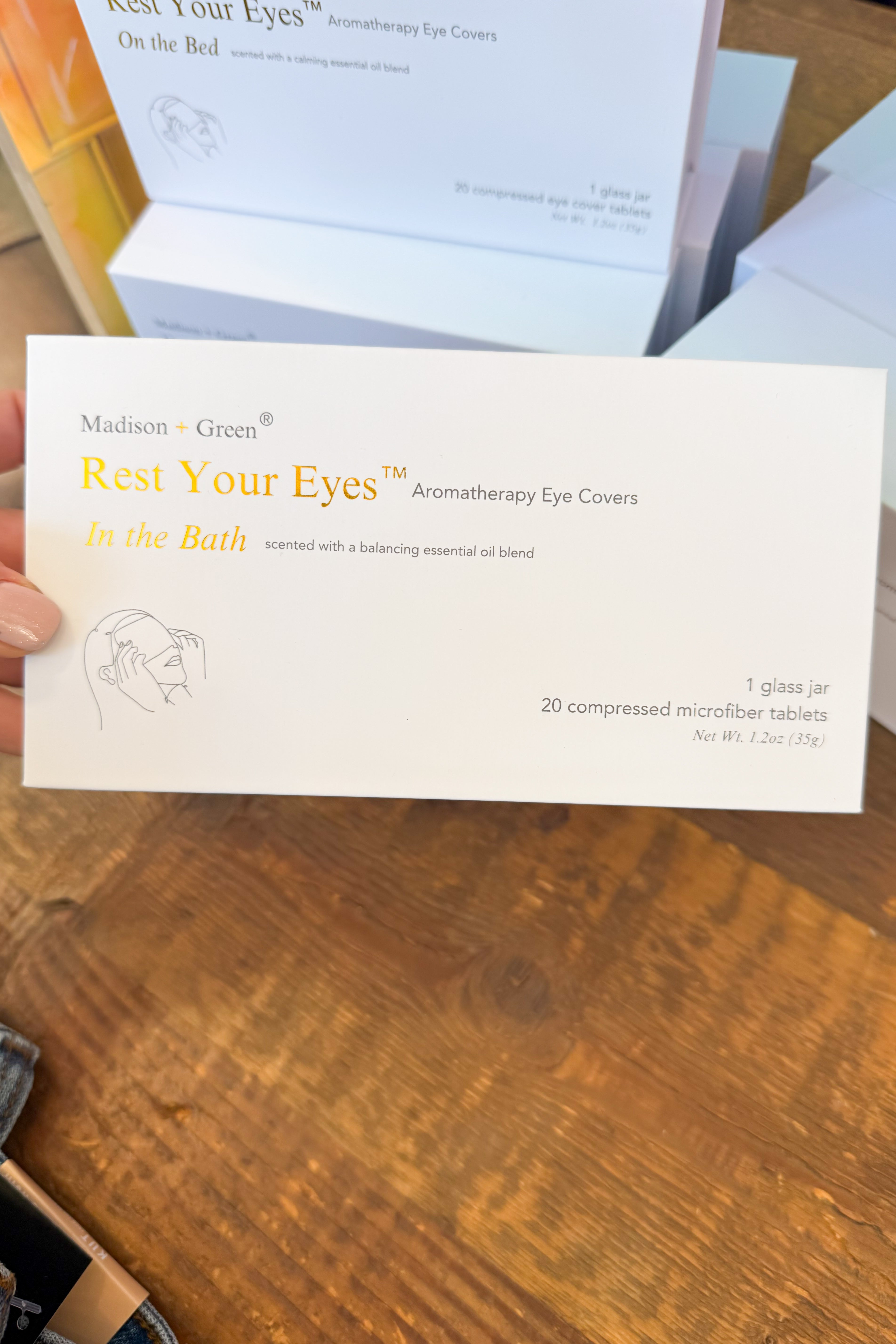 Madison+Green Rest Your Eyes Aromatherapy Eye Covers