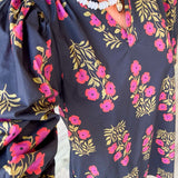 Paisley Floral Print Mini Dress