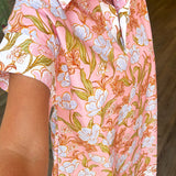 DAYLILY PINK SHIRT DRESS