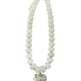 Ellison Chunky Beaded Heart Necklace