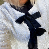 Libba Sequin Bow Top