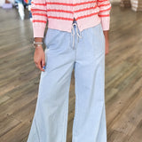 WILLOW LT DENIM WIDE LEG PANTS