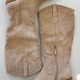 Alessia Beige Suede Boots