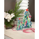 GREEN BITTY ACRYLIC CHRISTMAS TREE