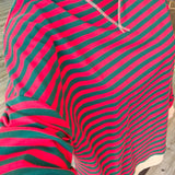 Chippy Striped Oversized Top