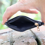 MOLLY ZIP CARD HOLDER || BLACK