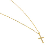 DIAMOND CROSS NECKLACE