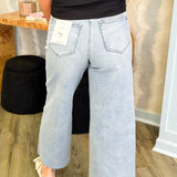 Nori High Rise Cropped Wide Leg Jeans