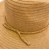 Pebble - Structured Crochet Papr Braid Fedora Hat