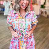 TAYLOR PATCHWORK MULTI DRESS