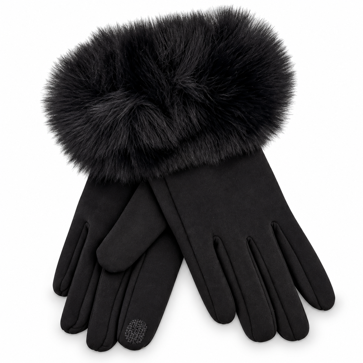 Faux Fur Lined Gloves
