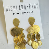 Mindy Gold Teardrop Earrings