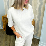 Heather Gray Short Sleeve Top