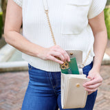 PAIGE CELL PHONE CROSSBODY || PEARL