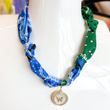 SCARF SINGLE CHARM NECKLACES ||  6 STYLES