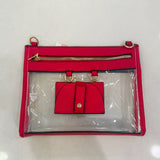 Clear Stadium Crossbody with Sunglasses Holder