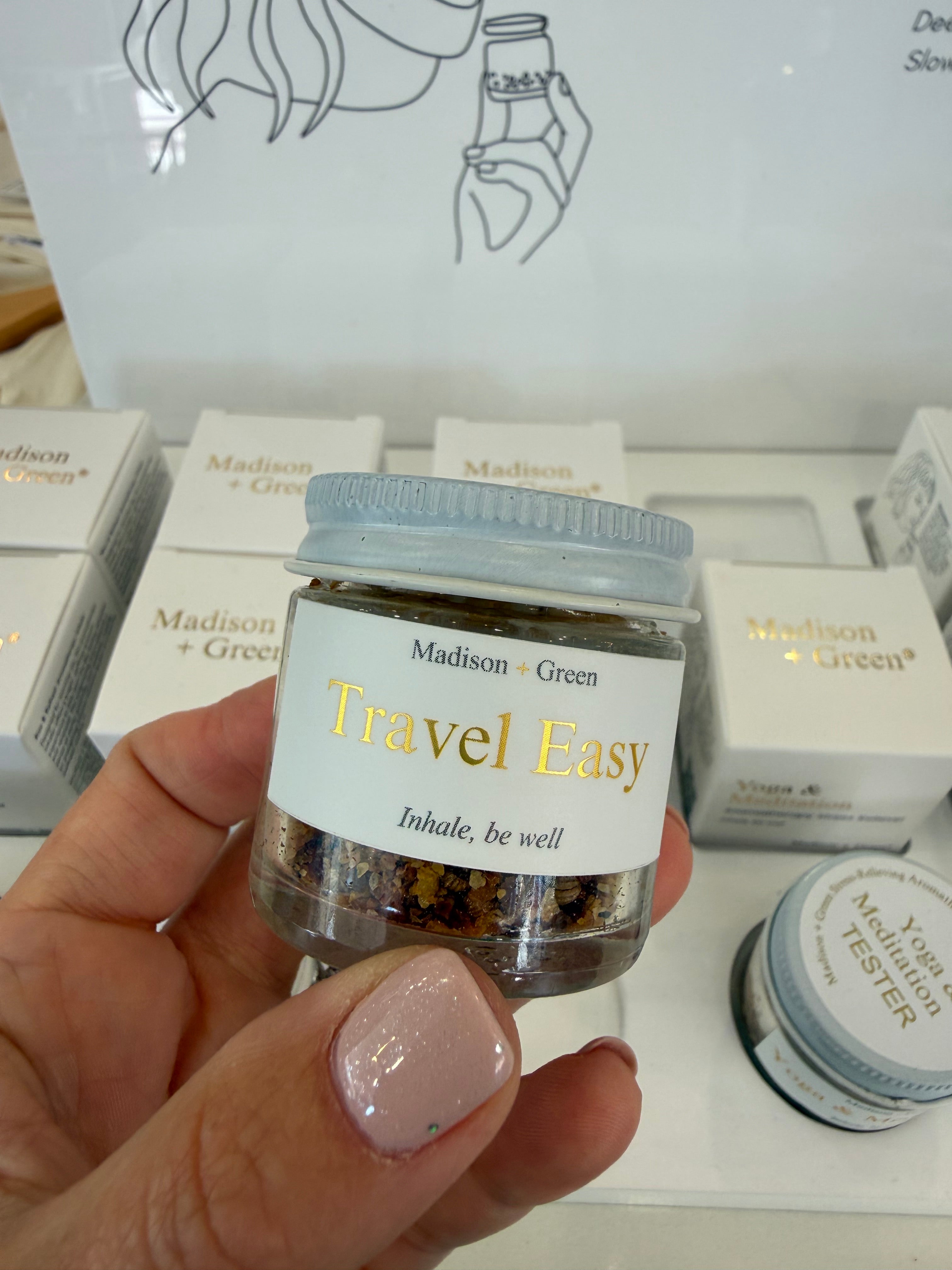 Madison Green Aromatherapy Jars