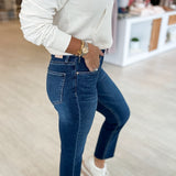 Rachael High Rise Mom Jean || Explore Wash