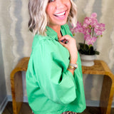 Ivy Green Collared Blouse
