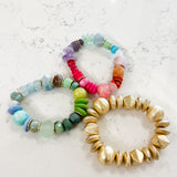 Multi Color Stone Bracelet || 3 Colors