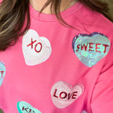 MILLIE CANDY HEARTS SWEATSHIRT