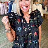 Ana Floral Embroidered Blouse