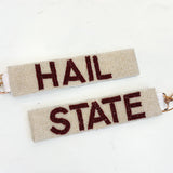BEADED KEY LOOP WRISTLET