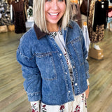 Kendall Collared Denim Jacket