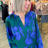 Busbee Floral Blouse