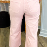 Meg High Rise Wide Leg Jean - Princess