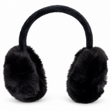 Black Faux Fur Ear Muffs