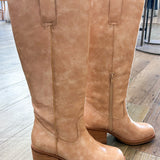 Becca Knee High Beige Boot