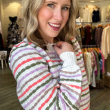 Annabelle Ivory Striped Sweater