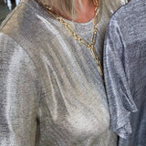 Glitter Groove Gold Top