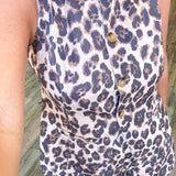 Scarlet Leopard Denim Vest