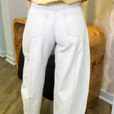 Grace Belted Barrel Denim Jeans