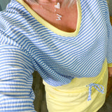 Sarah Blue and Yellow Skort Set