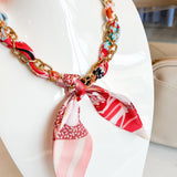 CHAIN SCARF NECKLACE || 5 STYLES
