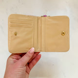 PINK FLORAL BLOCK ID WALLET