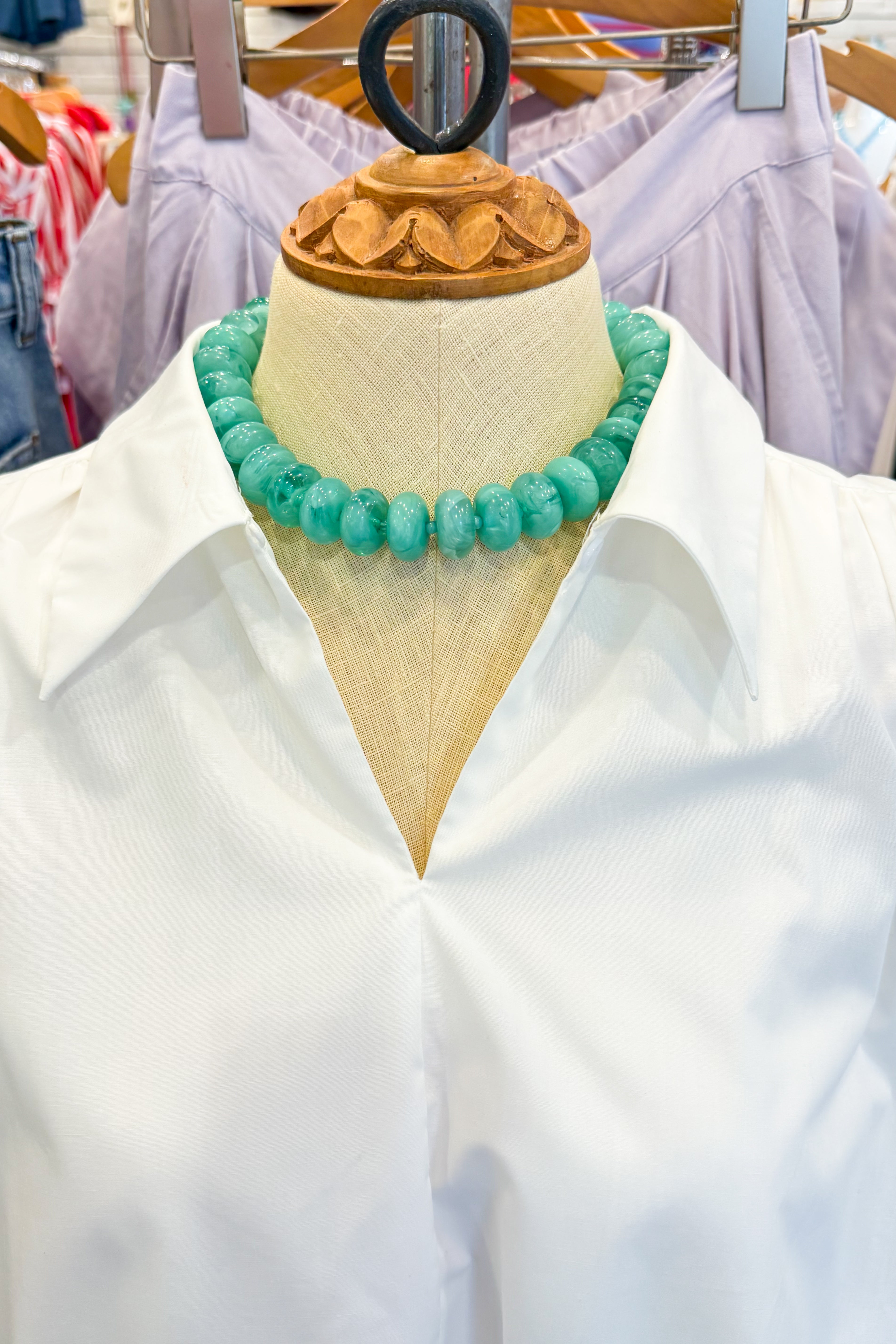 Bailey Chunky Beaded Necklace