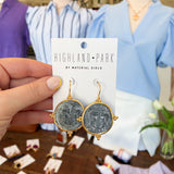 CAESAR COIN EARRINGS
