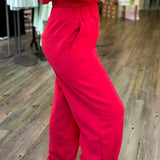 Ruby Red Sweatpants