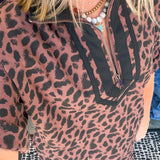 Wild Thing Leopard Top & Shorts Set